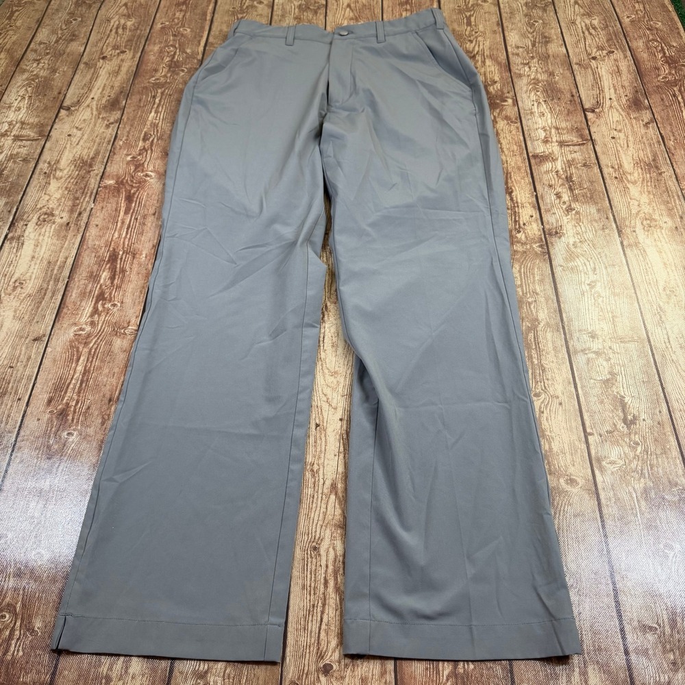 TGW Golf Pants Mens 30x30 Gray Stretch Performance Straight Leg